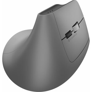 Egér Eternico Wireless 2.4 GHz & Double Bluetooth Rechargeable Vertical Mouse MV470 szürke