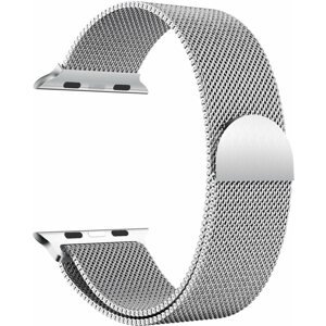 Szíj Eternico Elegance Milanese Apple Watch 42mm / 44mm / 45mm - ezüst