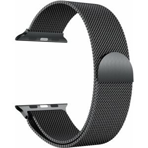 Szíj Eternico Elegance Milanese Apple Watch 42mm / 44mm / 45mm - fekete