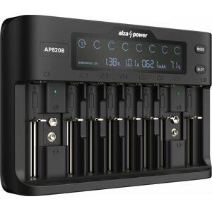 Elem töltő AlzaPower Battery Charger AP820B