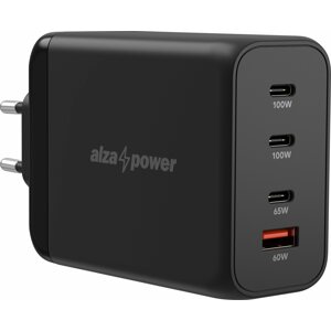 Töltő adapter AlzaPower G500 Fast Charge 200W fekete
