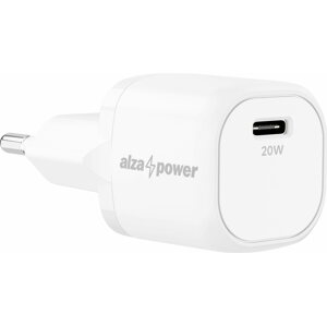 Töltő adapter AlzaPower A120 Fast Charge 20W fehér