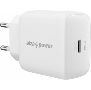 Töltő adapter AlzaPower A125 Fast Charge 25W fehér