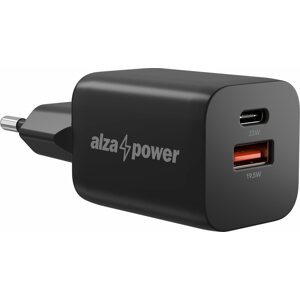 Töltő adapter AlzaPower A133 Fast Charge - 33W, fekete