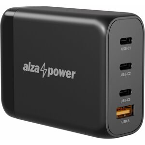 Töltő adapter AlzaPower M400 Multi Charge Power Delivery - 120W, fekete