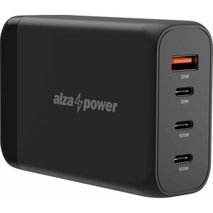 Töltő adapter AlzaPower M420 Multi Charge Power Delivery - 130W, fekete