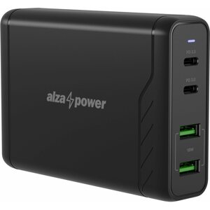 Töltő adapter AlzaPower M300 Multi Charge Power Delivery - 100W, fekete