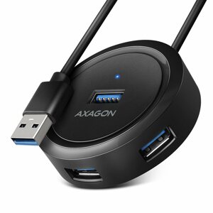 USB Hub AXAGON HUE-P1A ROUND Hub USB-A