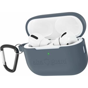 Fülhallgató tok AlzaGuard Skinny Silicone Case Airpods Pro 2022 készülékhez, kék