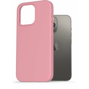 Telefon tok AlzaGuard Premium Liquid Silicone Case iPhone 13 Pro rózsaszín tok