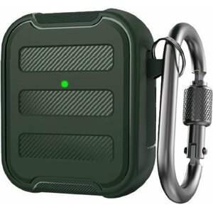 Fülhallgató tok Ahastyle TPU tok AirPods 2&1 készülékhez zöld