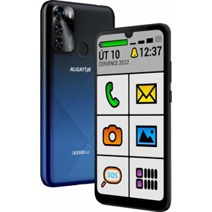Mobiltelefon Aligator S6550 Senior kék