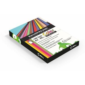 Irodai papír Alza Color A4 MIX fényvisszaverő 5x 20 lap