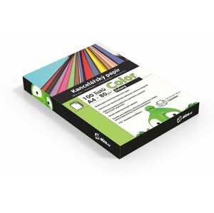 Irodai papír Alza Color A4 zöld 80g 100 lap