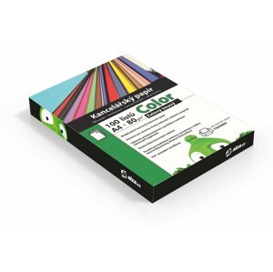 Irodai papír Alza Color A4 sötétzöld 80g 100 lap