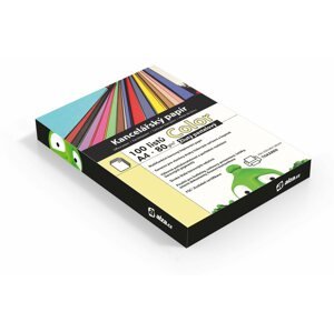 Irodai papír Alza Color A4 pasztellsárga 80g 100 lap