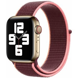 Szíj Eternico Airy Apple Watch 38mm / 40mm / 41mm - Dark Red and Pink edge