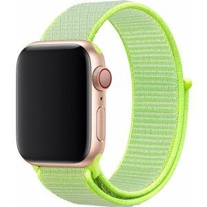 Szíj Eternico Airy Apple Watch 38mm / 40mm / 41mm - Satin Green and Green edge