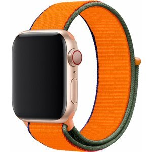 Szíj Eternico Airy Apple Watch 38mm / 40mm / 41mm - Coral Orange and Brown edge
