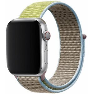 Szíj Eternico Airy Apple Watch 38mm / 40mm / 41mm - Biscuit Gold and Blue edge