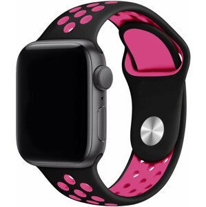 Szíj Eternico Sporty Apple Watch 38mm / 40mm / 41mm - Vibrant Pink and Black
