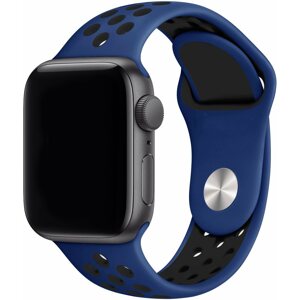 Szíj Eternico Sporty Apple Watch 38mm / 40mm / 41mm - Solid Black and Blue