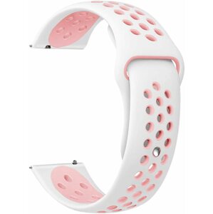 Szíj Eternico Sporty Universal Quick Release 20mm - Pure Pink and White