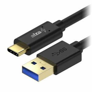 Adatkábel AlzaPower Core USB-C 3.2 Gen 1, 0,5m, fekete