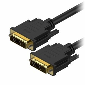 Videokábel AlzaPower DVI-D - DVI-D Dual Link összekötő kábel, 1 m