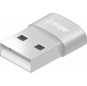 Átalakító AlzaPower USB-A (M) - USB-C 2.0 (F) fehér