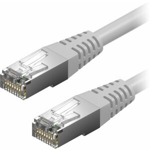 Hálózati kábel AlzaPower Patch CAT5E FTP 0,5 m, szürke