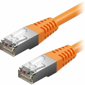 Hálózati kábel AlzaPower Patch CAT5E FTP 0,5 m, zöld
