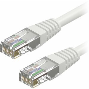 Hálózati kábel AlzaPower Patch CAT5E UTP 5m, fehér