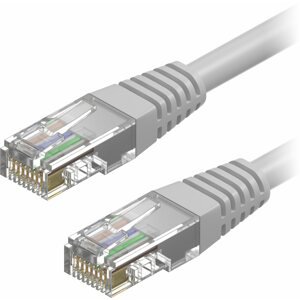 Hálózati kábel AlzaPower Patch CAT5E UTP crossed 0,5m, szürke