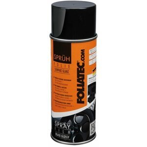 Fólia spray FOLIATEC - Spray - fényes fekete, 400 ml