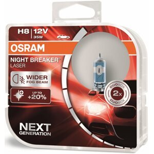 Autóizzó OSRAM H8 Night Breaker Laser Next Generation +150%, 2 db