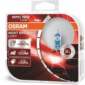 Autóizzó OSRAM H11 Night Breaker Laser Next Generation +150%, 2 db