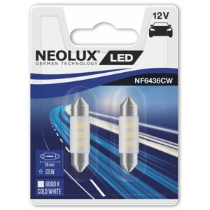 LED autó izzó NEOLUX LED "C5W" 6000K, 12V, SV8.5-8