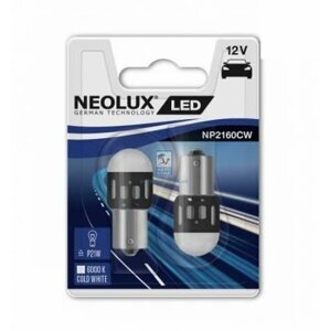 LED autó izzó NEOLUX LED "P21W“ 6000K, 12V, BA15s