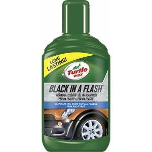 Polírozó folyadék Turtle Wax GL Black in a Flash - külső műanyag fényező 300 ml