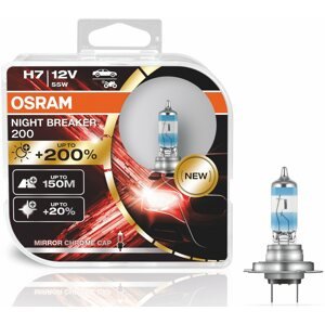 Autóizzó OSRAM H7 NIGHT BREAKER 200, +200%, DUO BOX