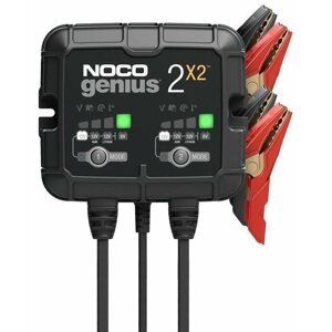 Autó akkumulátor töltő NOCO 2X2 2-es (dupla) akkumulátortöltő 6/12 V, 2-40 Ah, 2 A