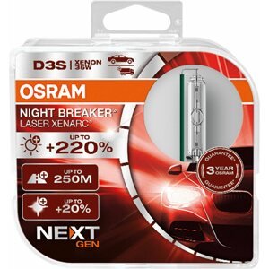 Xenon izzó Osram Xenarc D3S Night Breaker Laser Next. gen+220% Duo Box