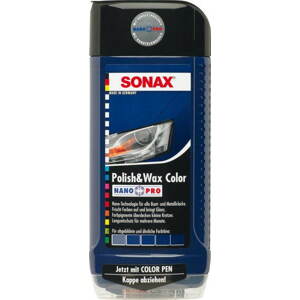 Autó wax SONAX Polír és Wax NanoPro kék, 500 ml