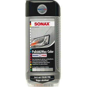 Polírozó folyadék SONAX Polish & Wax COLOR ezüstszürke, 500ml
