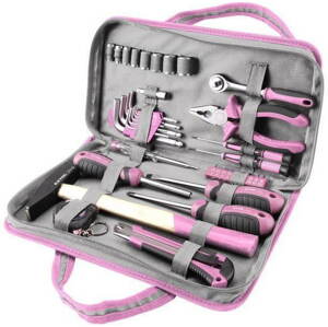 Szerszámkészlet ATX Toolbox 39 db, rózsaszín, CrV