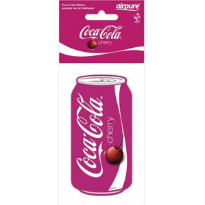 Autóillatosító Airpure Coca-Cola Függő illatosító, Coca Cola Cherry illat - dobozos ital dizájn