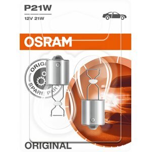 Autóizzó Osram Original P21W, 12 V, 21 W, BA15s, 2 db