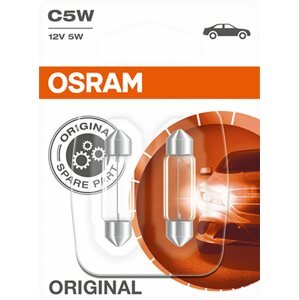 Autóizzó Osram Original C5W, 12 V, 5 W, SV8.5-8, 2 db