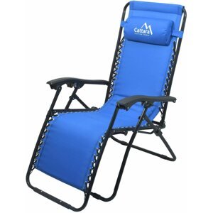 Kerti fotel LIVORNO Kempingfotel állítható kék